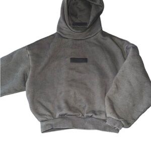 Essentials Charcoal Hoodie Sweater